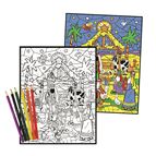 STARLIT MANGER COLOR YOUR OWN ADVENT CALENDAR (11" x 14")